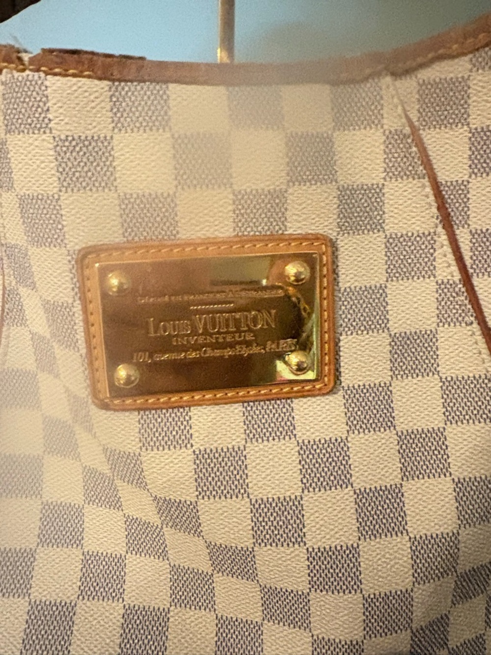 Louis Vuitton galleria pm Damier azur - Picture 2 of 9